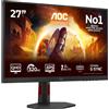 AOC Gaming Monitor Q27G4SRU 27 pollici 2560x1440, WQHD, 320Hz, Fast IPS Panel...
