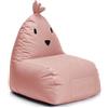 DS Produkte Pouf per bambini LUMALAND Animal Line Chick - Rosa pastello