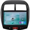Happiq Autoradio con Bluetooth e CarPlay per Mitsubishi ASX (2010-2018) - Compatibile con Apple e Android - Impianto stereo - Sistema di navigazione - 1 GB di RAM, 32 GB di memoria