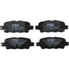 TRW GDB3507 Pastiglie Freno Set di 4 para Nissan Dualis I (J10, NJ10) 2006-2014 Assale Posteriore e Altri Veicoli
