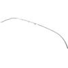 JTLB 2 pezzi paraurti anteriore inferiore cromato modanatura di ricambio per Classe C W204 Standard Facelift 2011 fino al 2014