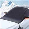PENGCHANBAIDUO Copertura Parabrezza Auto Invernale per Hyundai i10 2019-2024, Copri Parabrezza Auto Ghiaccio Telo Antighiaccio, Protegge da Vento Neve Brina