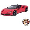 Kyosyo NUOVO prodotto finito Kyosho Bburago scala 1/24 SF90 Stradale rosso