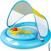 MYCARBON Salvagente Neonato 6 Mesi - 30 Mesi con Parasole Mutandina Regolabil...