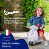 Chicco Vespa per Bambini Primavera Bianca, Moto Giocattolo Cavalcabile con Pa...