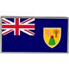 Turca E Caicos Isole Distintivo di Bandiera Lapel Pin