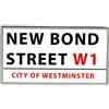 Nuovo Insegna Bond Street Spilla A Cravatta Rettangolare