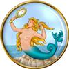 Spilla Con Ombrello Sirena