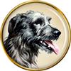 Irlandese Wolfhound Cane Distintivo di Lapel Pin