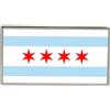 Spilla Insegna Bandiera Chicago IL (USA)