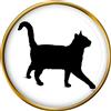 Spilla A Forma Di Gatto Nero