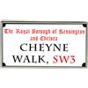Spilletta Rettangolare Con Insegna Stradale Di Cheyne Walk, Londra