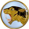 Sabre Dentata Tigre Spilla Badge