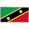 Spilla Badge Bandiera Di Saint Kitts E Nevis