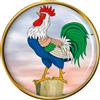 Spilla A Forma Di Gallo
