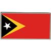 Spilla A Piè Di Montagna Con La Bandiera Della Timor Est