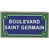 Spilla A Forma Di Rettangolo Con Insegna Della Strada Boulevard St. Germain