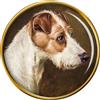 Filo Fox Terrier Da Colin Graeme Roe Cane Distintivo di Lapel Pin