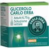 CARLO ERBA OTC Srl Glicerolo Adulti 6,75 G Soluzione Rettale 6 Contenitori Monodose Con Camomilla E Malva