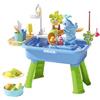 TYUKXJH Tavolo Acquatico per Bambini Esterno, 54x29x53cm, PP, Giocattolo con Acqua Corrente, Gioco di Pesca E Scivolo, Set Tavolo Giochi con Sabbia E Acqua, per Bambini E Bambine Dais 4 agli 8 Anni
