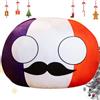 Generico Countryballs Pluşhies - 40cm Plush Country Ball | Plush Country Ball Doll Pillow Keychain Anime 2D National Flag Character Soft PlushPP Cotton Collectible Gift Toy UK US JP EU
