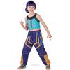 DEGUISE TOI - Costume da cacciatore di demone Kpop in pantaloni da ragazza - Top - Pantaloni - M 7-9 anni (120-130 cm) - Blu - Costume per bambini - Carnevale