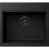 Elleci Lavello Elleci Incasso 1 vasca 57x51 Time 105 Granitek Nero LG210540BKM