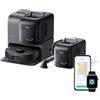 eufy Robot aspirapolvere Omni E28, pulitore profondo portatile, sistema HydroJet, aspirazione turbo da 20.000Pa, spazzole DuoSpiral, estensione CornerRover, stazione tutto-in-uno
