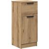 vidaXL Credenza in legno di ingegneria rovere artisian 30x30x70 cm, armadio/guardaroba, armadio di stoccaggio, piano ausiliario, mobile credenza, armadio laterale