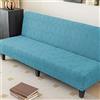 AHYBE Fodera Per Divano Senza Braccioli 3/4/2 Posti Senza Braccioli Elasticizzato, Copridivano Letto Estraibile Lavabile, Coperture Divano Clic Clac Antiscivolo Completa Pieghevole Divano Protezione(C,150-1