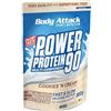 Body Attack Power Protein 90, Cookies n Cream, 500g, 5K proteine in polvere con proteine del siero di latte, L-carnitina e BCAA per la costruzione muscolare e il fitness.