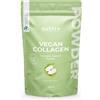 Nutri + Vegan Collagen Formation Support - Polvere di Supporto Formazione Collagene - Peptidi di Collageno - Acido ialuronico + Vitamina C per Pelle, Capelli, Unghie - 400g Mela verde