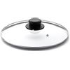 Zanetti - Coperchio in Vetro con Pomello per pentole e padelle, Diametro interno: 30 cm, Trasparente