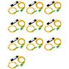 Vjsujehgy 10X SC/ 1/2 Splitter In Fibra Ottica Splitter A Pigtail In Fibra Ottica Accoppiatore A Doppia Finestra per di Comunicazione In Fibra