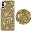 BLOTECH Cover Glitter per Samsung Galaxy A55,Custodia Bling Brilla Paraurti Antiurto da Telefono Samsung Galaxy A55,Carino Scintillante con Donne e Ragazze Glitter Case pre Samsung Galaxy A55,Oro