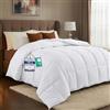 Utopia Bedding Piumone, Primavera/Estivo Piumino, Piumino Leggero, Trapunta Primavera/Estivo 100% Microfibra in Fibra Cava (Primavera/Estivo) (Bianco, 140x200 cm)