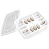 Generic Scatola incubatrice per uova di rettili - 16 griglie trasparente per uova di rettili, scatola di incubazione, incubazione, incubazione per gechi, lucertole, criniere di leone