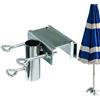 Generic Stand Ombrello - Metallo di Serraggio Ombrello Robusto, di Ferro Stabile | Gamma di Supporto di Protezione Solare, Balcone, Barca, Meteo-Stand Clip Resistente, Supporto da Sole Leggero