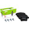 VALEO Imbottiture per freni Expert 301740A, Set di 4 imbottiture, Asse posteriore, Completamente dotato di accessori montati - Certificate ECE-R90