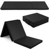 FFitness Tappetino Ginnastica Pieghevole 180x60x5cm, Mat Pliabile a 3 Sezioni in Schiuma EPE e Pelle PU, Materassino Fitness per Casa Yoga Pilates Arti Marziali e Stretching con Maniglie