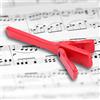 Generic Giocattolo Musicale per Bambini con Manico Lungo in Legno Massello di Nacchere in Legno, Pregevole Fattura, per Percussioni per Bambini, Ottimo per la Sala da Musica