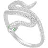 Hmzidz Anello Donna Argento 925,Anello Serpente Regolabile,Anelli di Fidanzamento,Fedine Argento,Anelli Donna Regolabili,Fedi Nuziali,Regalo per Mamma Ragazza