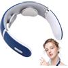 Zunishaone Heated Neck Relaxer - 15x14.5x4cm ABS Wireless Massager, Smart Electrode Pads, Rechargeable Comfort Device | Body Tool for Women Grandmother Grandfather, Neck Tension, Home Spa