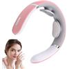 Zunishaone Heated Neck Relaxer - 15x14.5x4cm ABS Wireless Massager, Smart Electrode Pads, Rechargeable Comfort Device | Body Tool for Women Grandmother Grandfather, Neck Tension, Home Spa