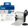 Brother - Rotolo 100 Etichette CD diametro 58mm - Nero/Bianco - DK-11207
