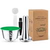 ICafiles Capsula di caffè riutilizzabile Dolce Gusto 3a capsula di caffè per Dolce...