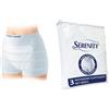 Serenity Mutandina Elasticizzata Serenity Panty Comfort Per Incontinenza Formato Xl 3 Pezzi