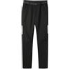 Celanisai Pantaloni da neve da uomo, termici, foderati, impermeabili, in softshell, caldi, da trekking, invernali, per attività all'aria aperta, isolati, per il freddo, Windbreak Outdoor wear, O nero