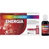 MARCO VITI SPA Massigen Energia | Integratore Energetico Ginseng Guaranà Caffeina | 10 Flaconcini