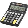 Trevi EC 3775 Calcolatrice Elettronica con Tastiera e Display di Grandi Dimensioni, Calcolo Base, Calcolo Percentuale, Memorie, Nero